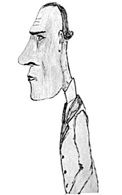 [Daniil Charms: Selbstportrait 30er Jahre]