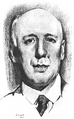 [K.A.Somov: Portrait Fjodor Sologubs, 1910]
